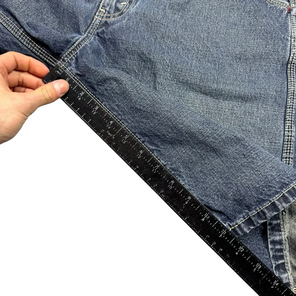 Vintage Levi's Shorts‎ Mens 36x11 Denim Worker Y2K Blue Baggy Grunge Skater